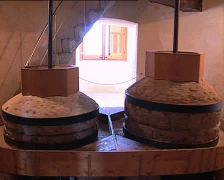 ROTATING GEARS inside a windmill Video stock 21328504