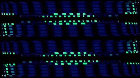 Rotating gears VJ loop Video stock 71157113