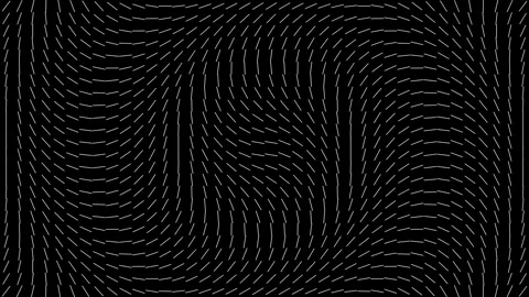 Rotating Geometric Line Overlay Animation Stock Footage 335145873
