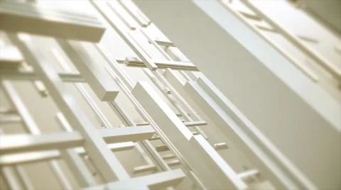 Rotating geometric lines with beige color and soft edges Stock Footage 61948899