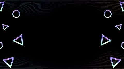 Rotating Geometric Polygon Shapes Stock Footage 316359528