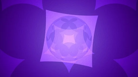 Rotating Geometric Shadows Cast on Textured Purple Floor Stock Footage 116648217