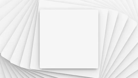 Rotating geometric shapes transition. Alpha channel Stock Footage 114413544