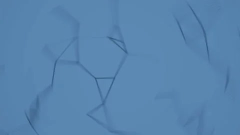 Rotating Geometrical Lines Connections Motion Flying Figures Stock Footage 100201765