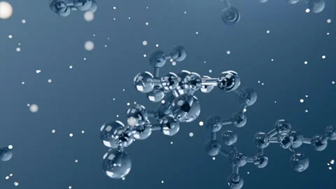Rotating glass cluster drifting in 3D studio as VR camera pulling back, showing Stock Footage 344173943