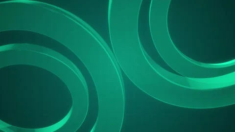 Rotating Glass Rings 3D Background Stock Footage 276854244