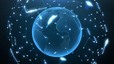 Rotating Globe Background Stock Footage 102837760
