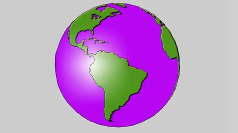 ROTATING GLOBE Stock Footage 7900929