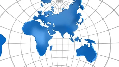 Rotating of Globe. A look inside Stock Footage 71456216