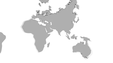 Rotating of Globe. A look inside Video stock 71676400