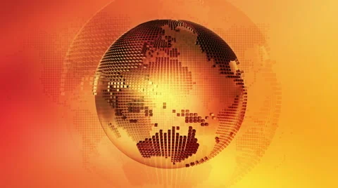 Rotating Globe loop Stockbeeldmateriaal 59743854