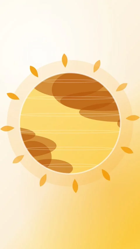 Rotating globe wrapped in leaves, amber eco vertical 9:16 seamless loop HD 스톡 동영상 345160634
