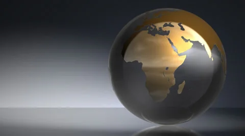 Rotating globe_digitally generated Stock Footage 39221819