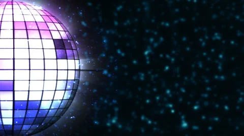 Rotating glowing disco ball, Full HD Stock Footage 39847725