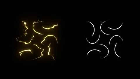 Rotating glowing ornament on black background Stock Footage 276322935