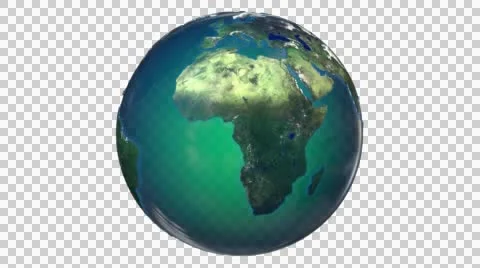 Rotating Green Earth Видео 42756425