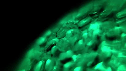 Rotating Green Glass Sphere Background Stock Footage 70342293