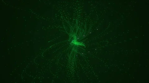 Rotating green lines Stock Footage 62402922
