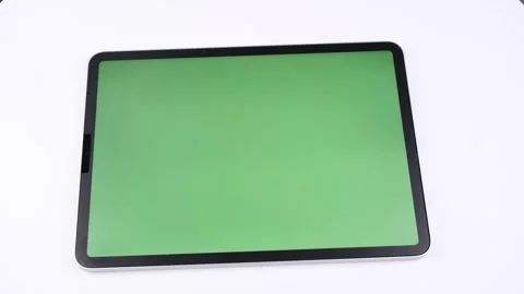Rotating green screen tablet Stock Footage 260235095