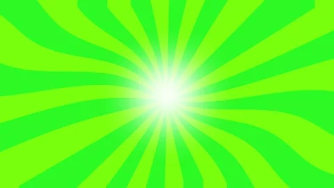 Rotating green sunburst animation. Psychedelic radial lines and wavy shapes. Stock Footage 315772004