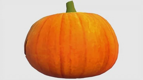 Rotating Halloween Pumpkin Stock Footage 157997103