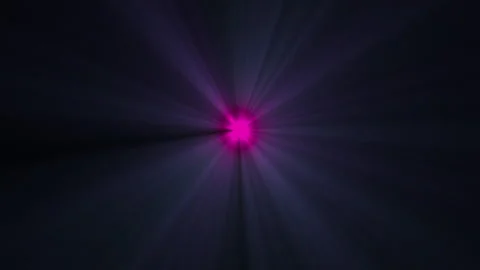 Rotating halo of blue-violet light rays in the center of the frame 库存影片 308833659