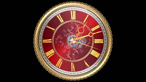 Rotating Hands On The Clock Stock Footage 98247151