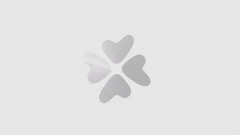 Rotating Heart Loading Animation on Tran... | Stock Video | Pond5