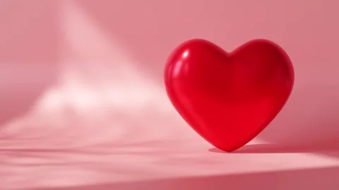 Rotating heart, looping 3D animation 動画素材 333201465