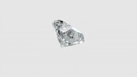 Rotating heart shape white  diamond Stock Footage 318315023