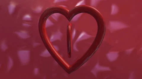 Rotating Hearts - Loop 動画素材 32483196