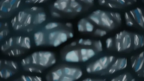 Rotating Hexagons, 4k loop. Stock Footage