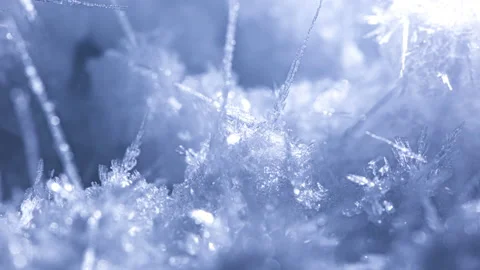 Rotating Ice Crystals Growing &amp; Freezing Stock Footage 150259373