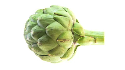 Rotating Isolated Artichoke HD Stock Footage 40713538