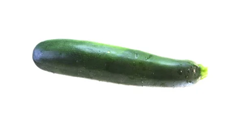 Rotating Isolated Cucumber HD Stock Footage 40713121