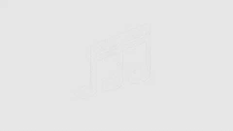 Rotating Isolated Overlay Musical Note Animation, on Alpha Channel, Loop 库存影片 318192218
