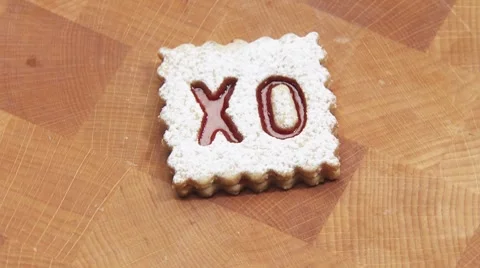 Rotating jam biscuit Stock Footage 8571160