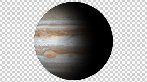 Rotating Jupiter Loopable Vídeo Stock 43962520