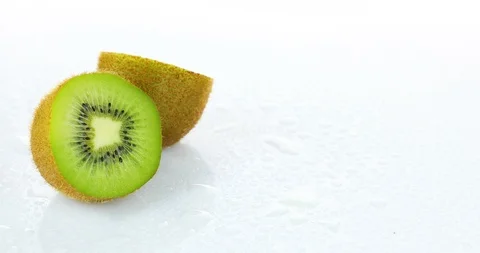 Rotating kiwi on isolated white background	 Stock Footage 102260819