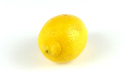 Rotating Lemon Citron Fruit Stock Footage 90826056