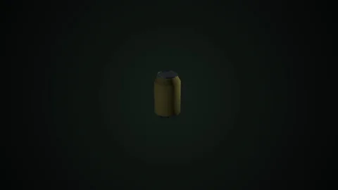 Rotating lemonade can. Sparkling water. 3D animation. Objects spinning. Stock Footage 109060071