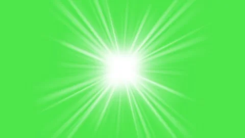 Rotating lens flare shiny light animation on green screen. Stock Footage 335582410