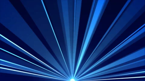 Rotating Light Beams Animation - Loop Blue Stock Footage 49241297