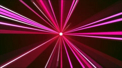 Rotating Light Beams Animation - Loop Pink Red 스톡 동영상 77167262