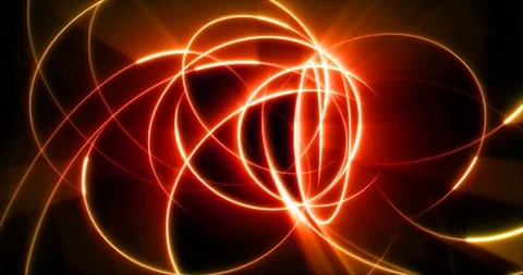 Rotating light circles 4k Stock Footage 87748422