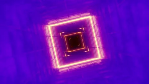 Rotating Light Cube Loop Stock-Footage 171071750