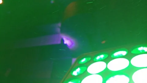 Rotating light panel in a nightclub Stock Footage 88207169