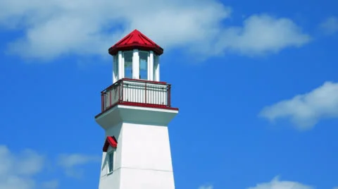 Rotating Lighthouse Lamp Stock Footage 22899812