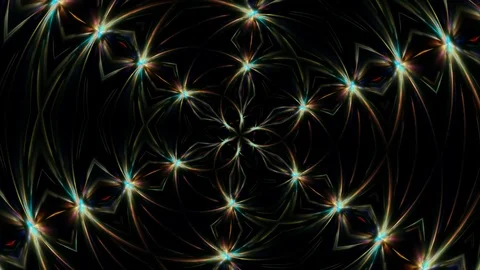 Rotating Lights in Circles Video stock 124210130