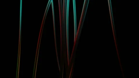 Rotating lights lines Stock Footage 55274514